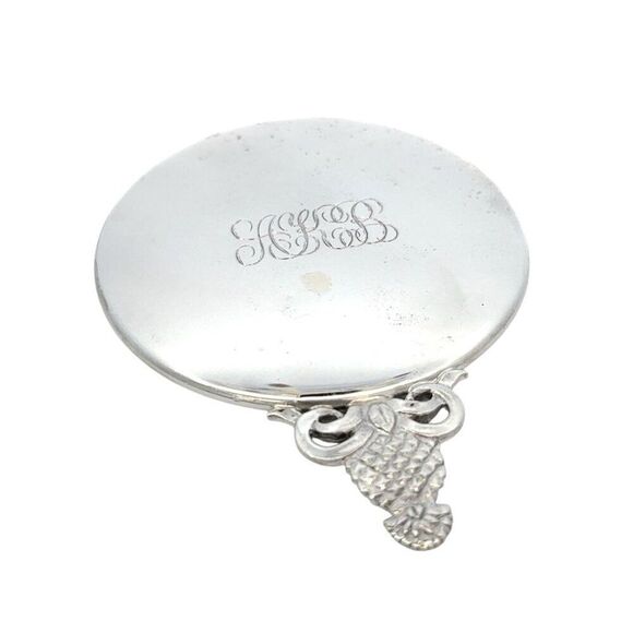 Tiffany & Co Pineapple Hand Mirror Sterling Silver 58 Grams Estate TIF879 - Picture 2 of 10